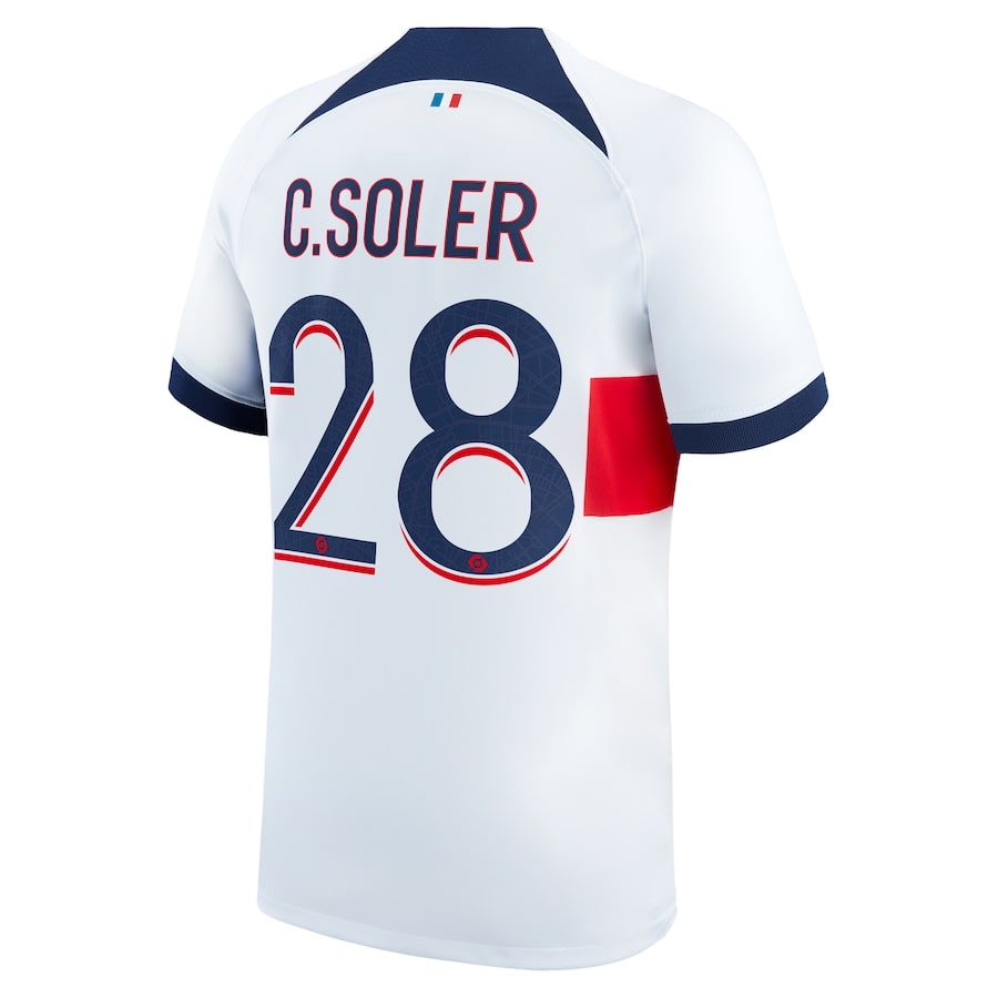 Maillot PSG Extérieur 2023 2024 C.Soler (2)