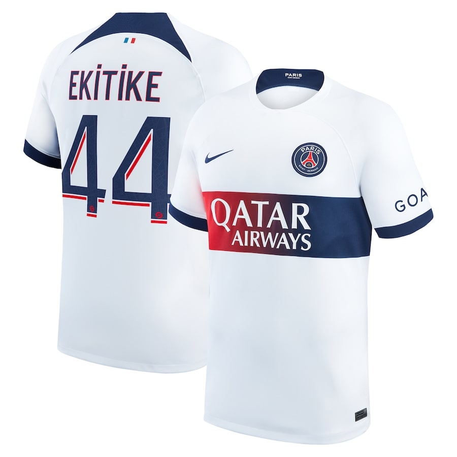 Maillot PSG Extérieur 2023 2024 Ekitike (1)