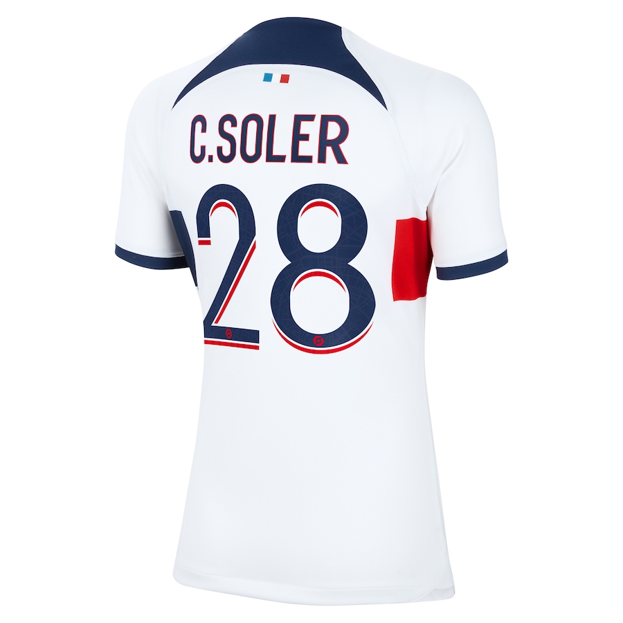 Maillot PSG Extérieur 2023 2024 Femme C.Soler (2)