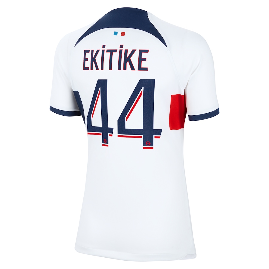 Maillot PSG Extérieur 2023 2024 Femme Ekitike (2)