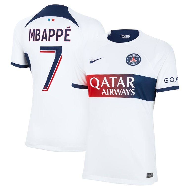 PSG Away Shirt 2023 2024 Women Mbappé (1)