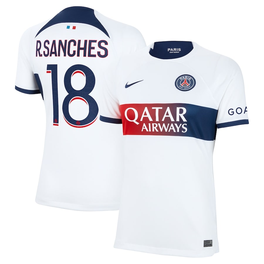 Maillot PSG Extérieur 2023 2024 Femme R.Sanches (1)