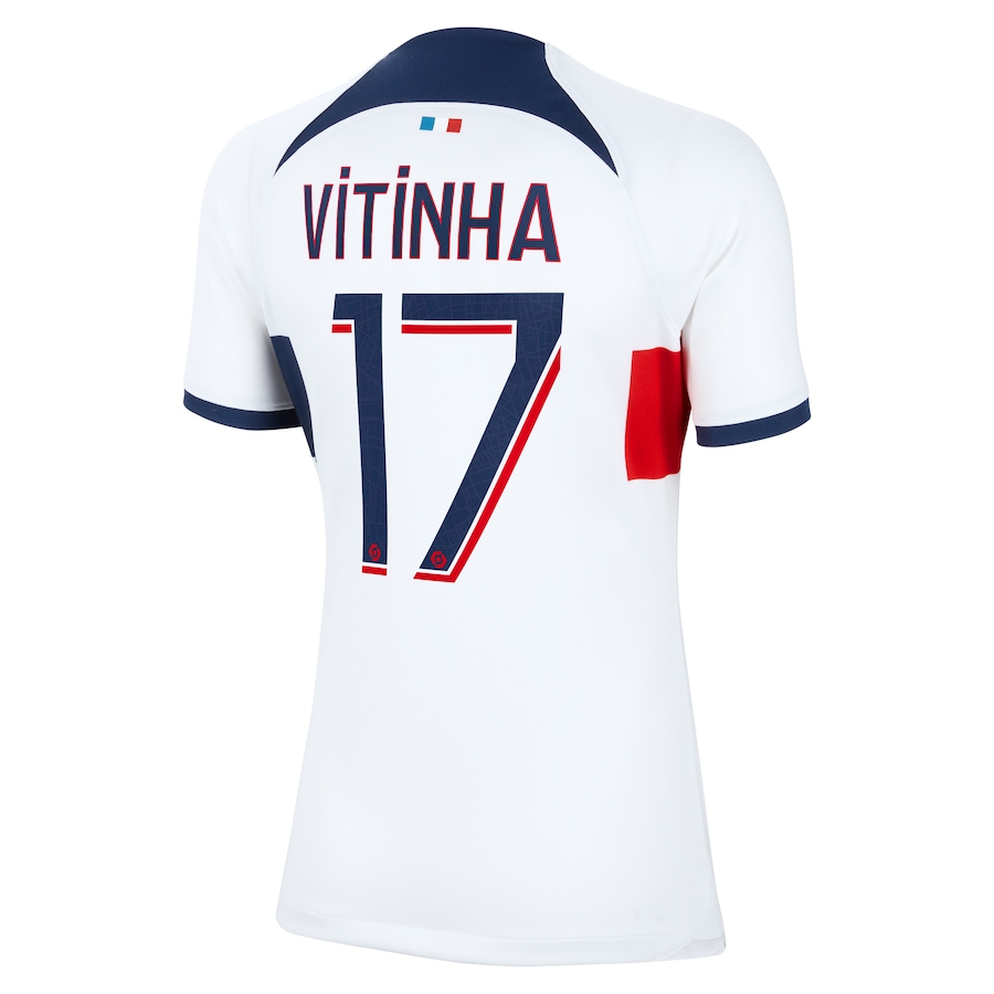 Maillot PSG Extérieur 2023 2024 Femme Vitinha (2)