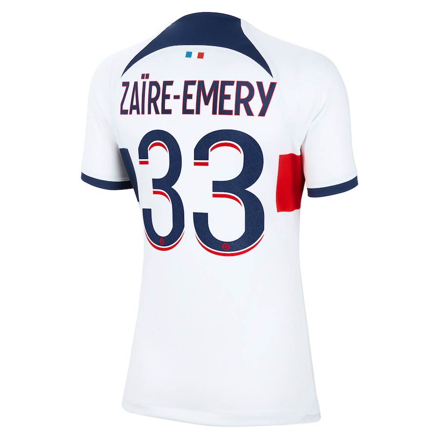 Maillot PSG Extérieur 2023 2024 Femme Zaïre-Emery (2)