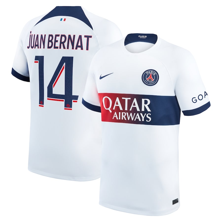 Maillot PSG Extérieur 2023 2024 Juan Bernat (1)