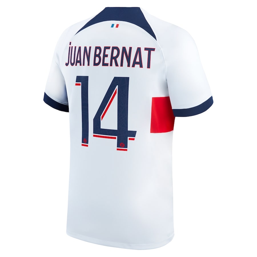Maillot PSG Extérieur 2023 2024 Juan Bernat (2)