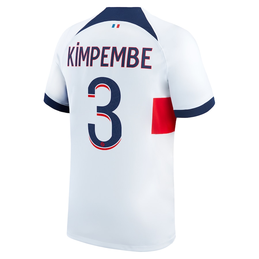 Maillot PSG Extérieur 2023 2024 Kimpembe (2)