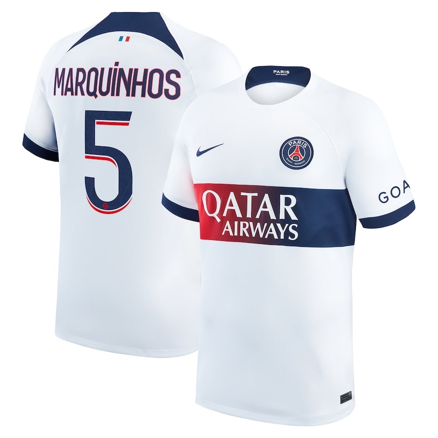 Maillot PSG Extérieur 2023 2024 Marquinhos (1)