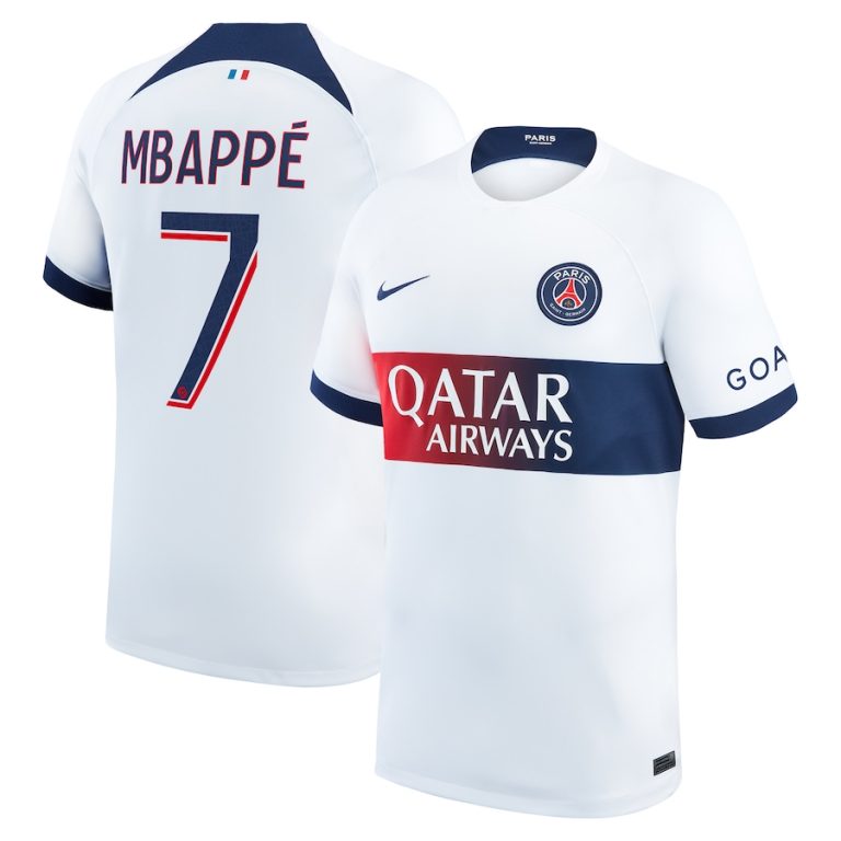 PSG Away Shirt 2023 2024 Mbappé (1)