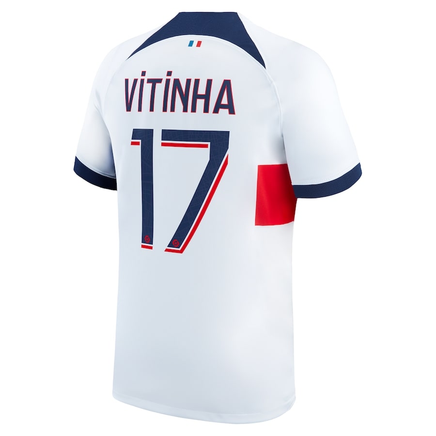 Maillot PSG Extérieur 2023 2024 Vitinha (2)