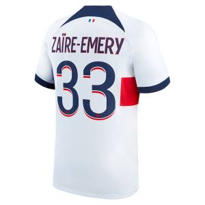 Maillot PSG Extérieur 2023 2024 Zaïre-Emery (2)