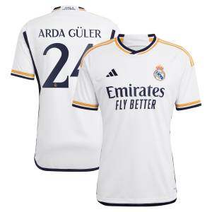 Real Madrid Shirt 2023 2024 Home Arda Guler.1