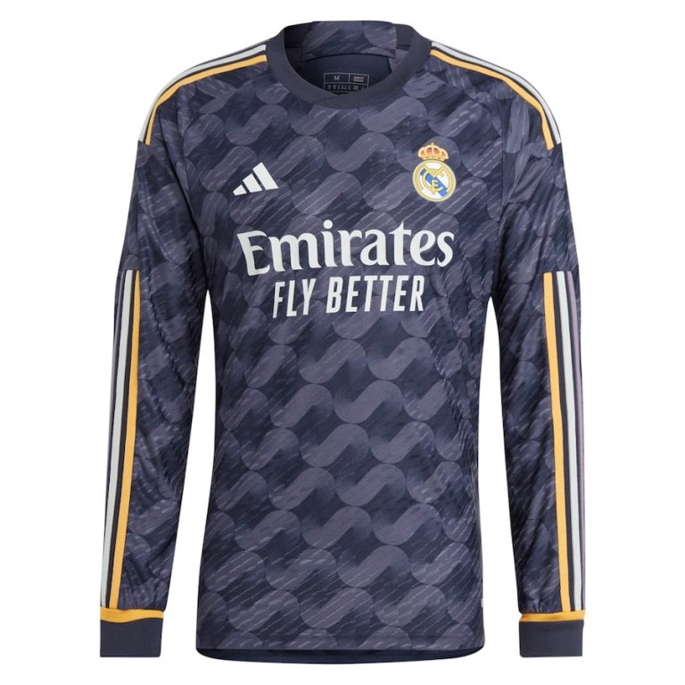 Real Madrid Shirt 2023 2024 Away Long Sleeve (1)