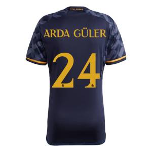 Real Madrid Away Shirt 2023 2024 Arda Guler (2)