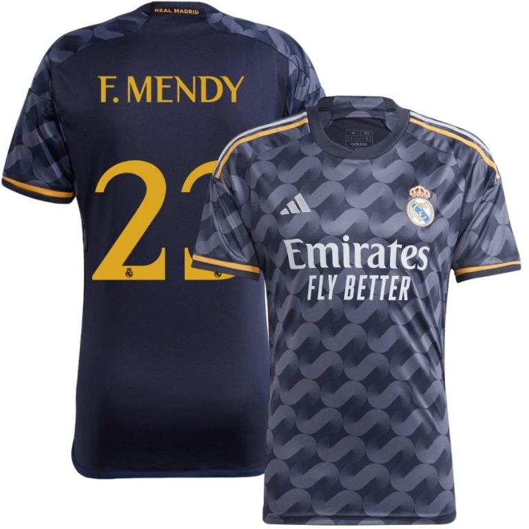 Real Madrid Away Shirt 2023 2024 F.Mendy
