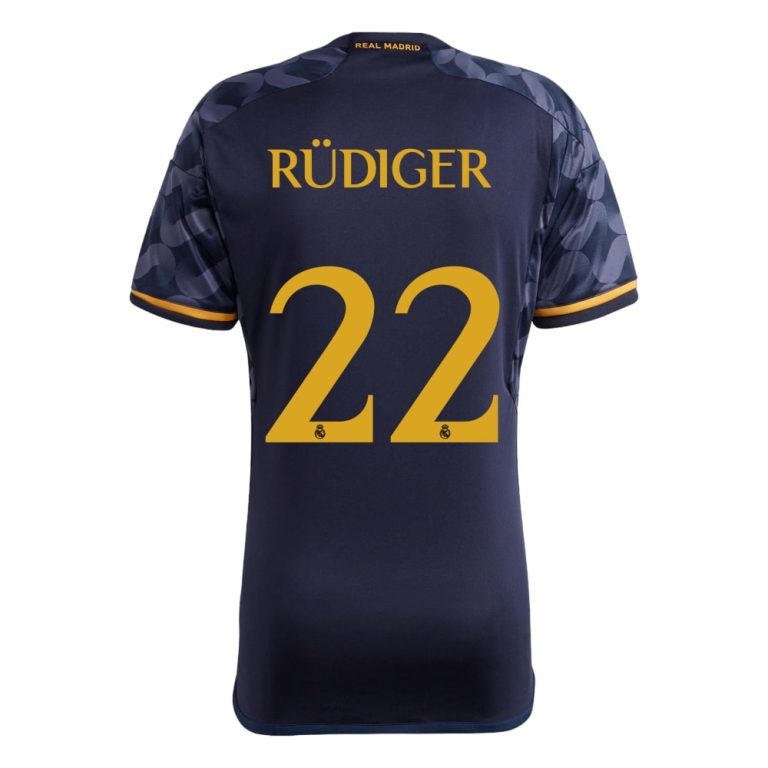 Real Madrid Away Shirt 2023 2024 Rudiger (1)