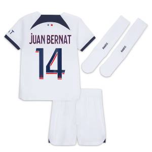 Maillot kit Enfant PSG Extérieur 2023 2024 Juan Bernat (2)