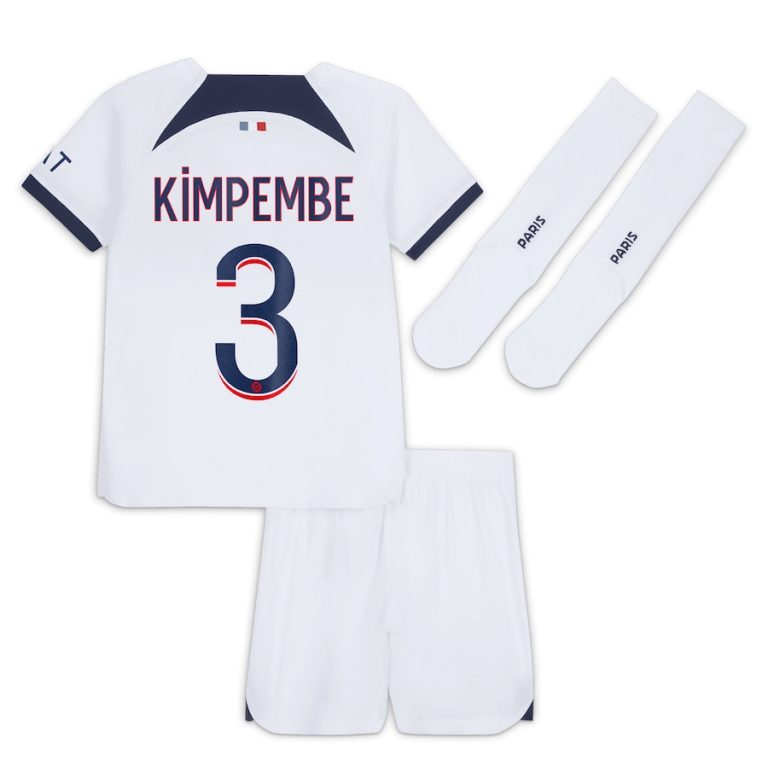 PSG Away Child Kit Jersey 2023 2024 Kimpembe (2)