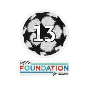 Badge Ligue des Champions 13 et Uefa Foundation (1)