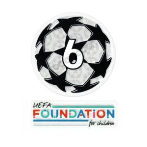 Badge Ligue des Champions 6 et Uefa Foundation (1)