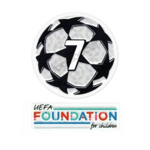 Badge Ligue des Champions 7 et Uefa Foundation (1)