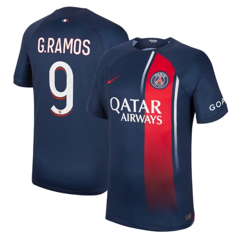 MAILLOT PSG DOMICILE 2023 2024 G.RAMOS (1)