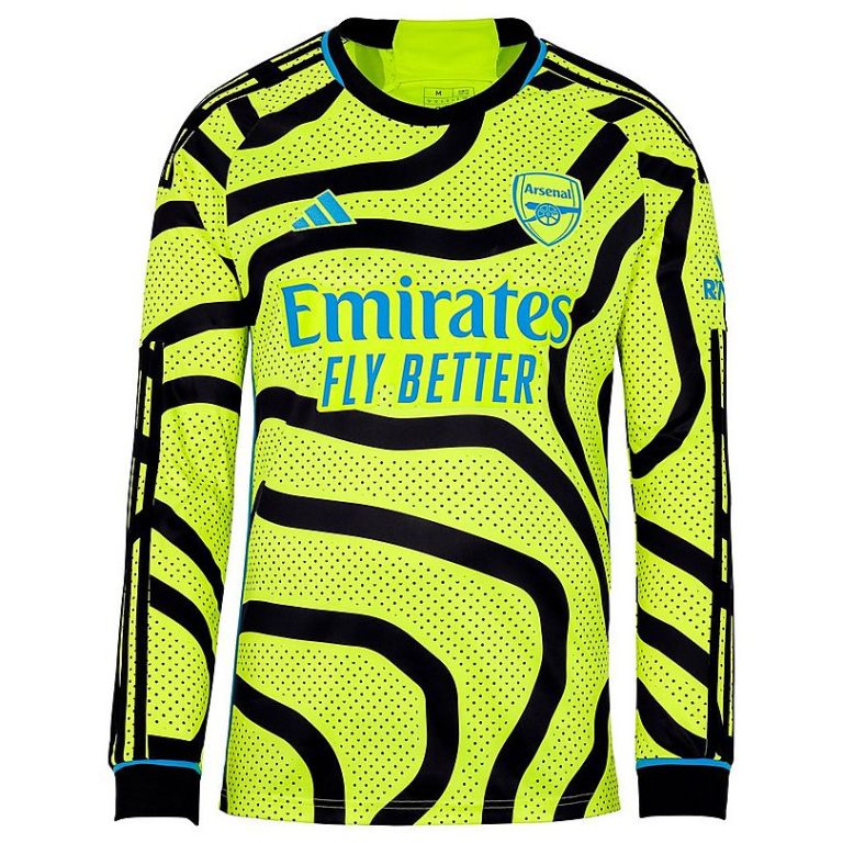 Arsenal 2023 2024 Away Long Sleeve Shirt (1)