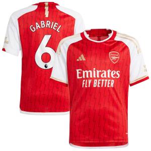 Arsenal Home Shirt 2023 2024 Child Gabriel (1)
