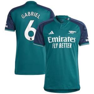 Arsenal Third Shirt 2023 2024 Gabriel (1)