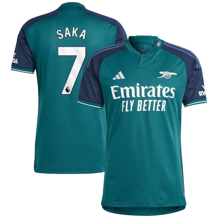 Arsenal Third Shirt 2023 2024 Saka (1)