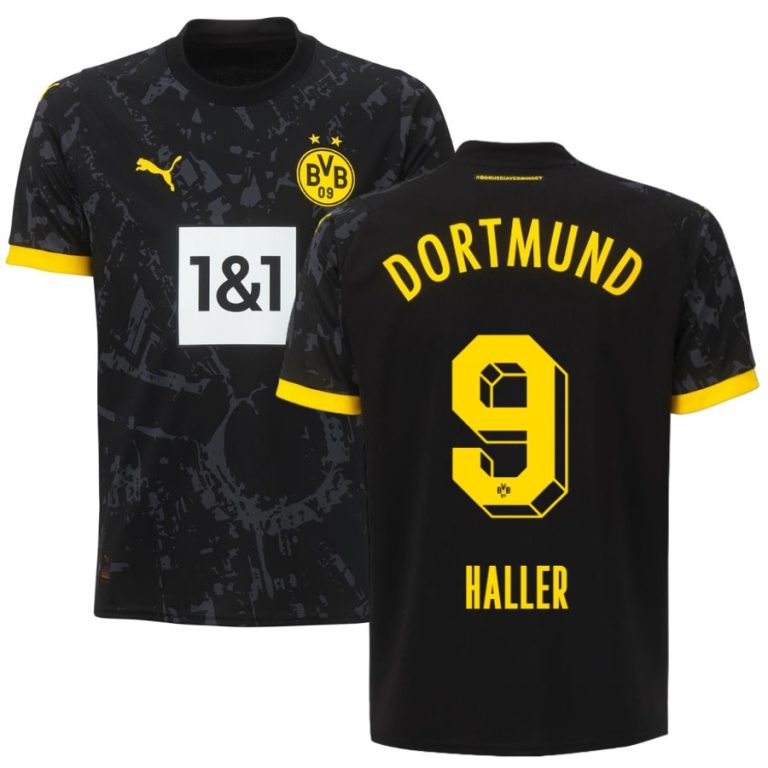 Maillot BVB Dortmund 2023 2024 Exterieur Haller (1)