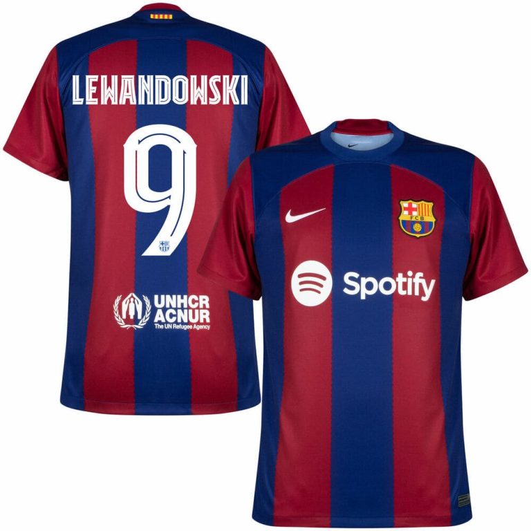 Barca Shirt 2023 2024 Home Lewandowski (1)