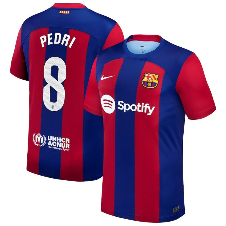 Camiseta Barça 2023 2024 Local Pedri Fútbol de pie profesional