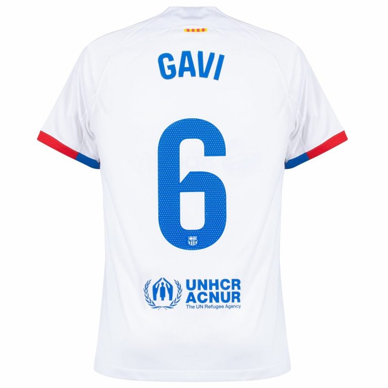 Barca 2023 2024 Gavi Away Shirt (2)