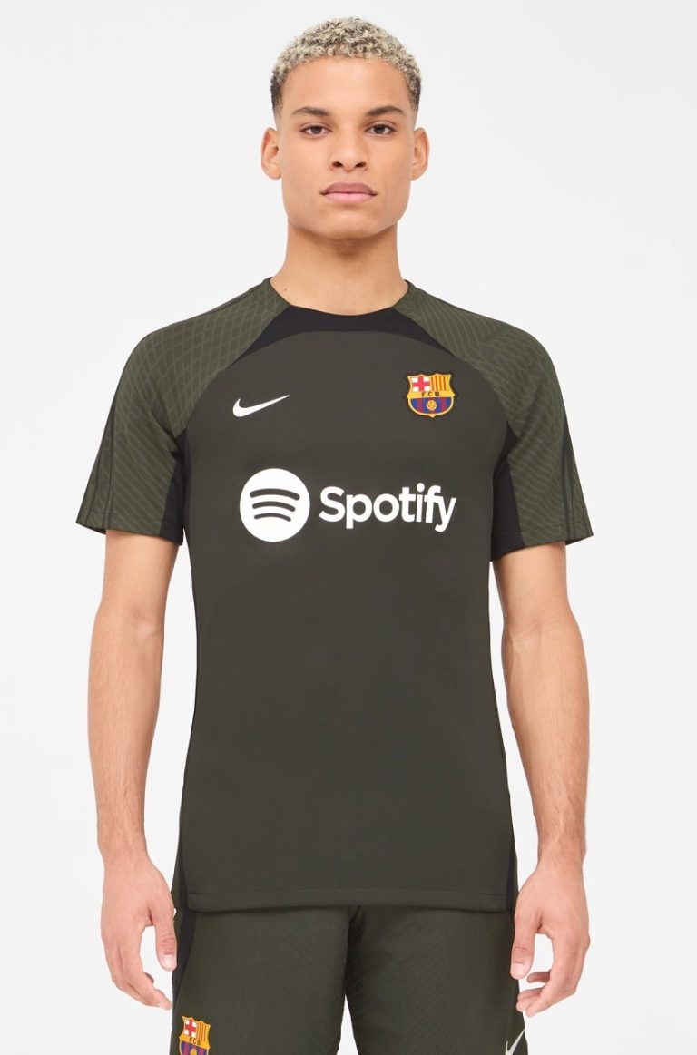 Barca Training Shirt Green 2023 2024 (1)
