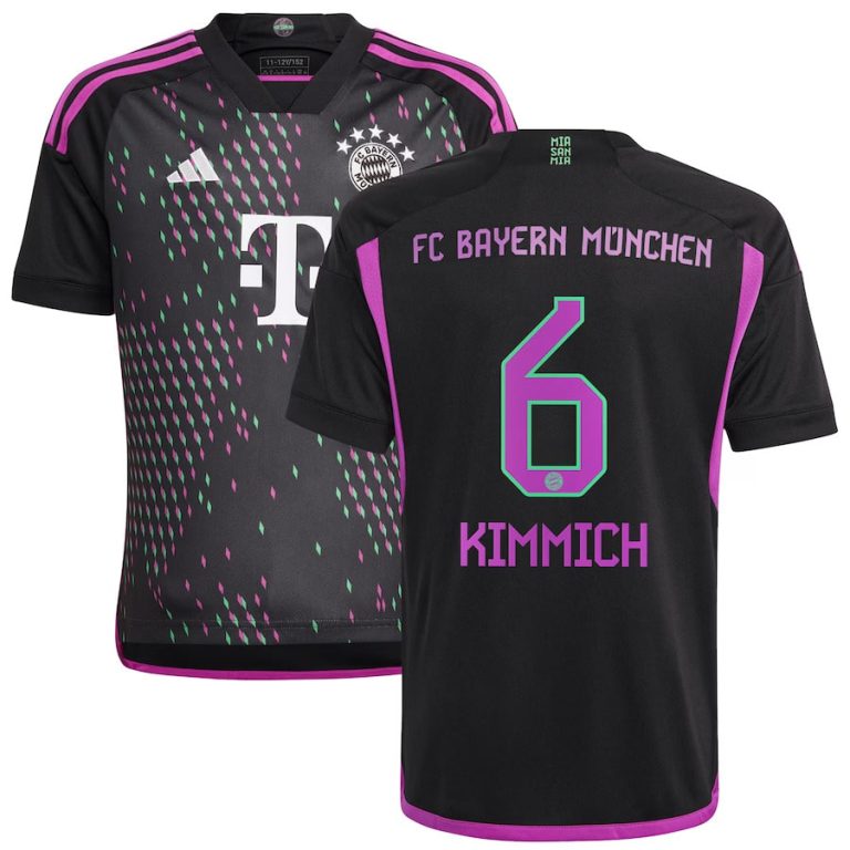 Bayern Munich Away Shirt 2023 2024 Kimmich Foot Soccer Pro