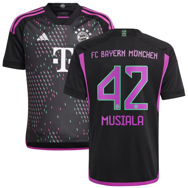 Bayern Munich Away Shirt 2023 2024 Musiala Foot Soccer Pro