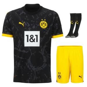 Maillot Kit Enfant BVB Dortmund Exterieur 2023 2024 (1)