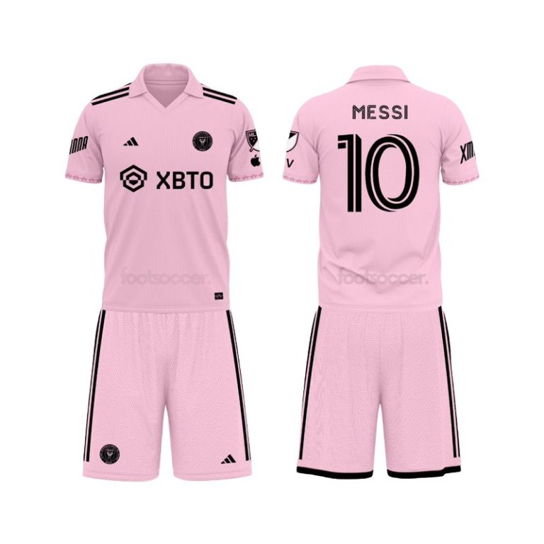 Inter Miami Messi Child Kit Shirt 2022 2023 Home (1)