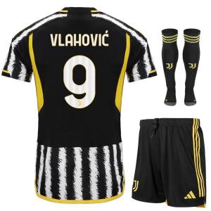 Maillot Kit Enfant Juventus Domicile 2023 2023 Vlahovic (1)