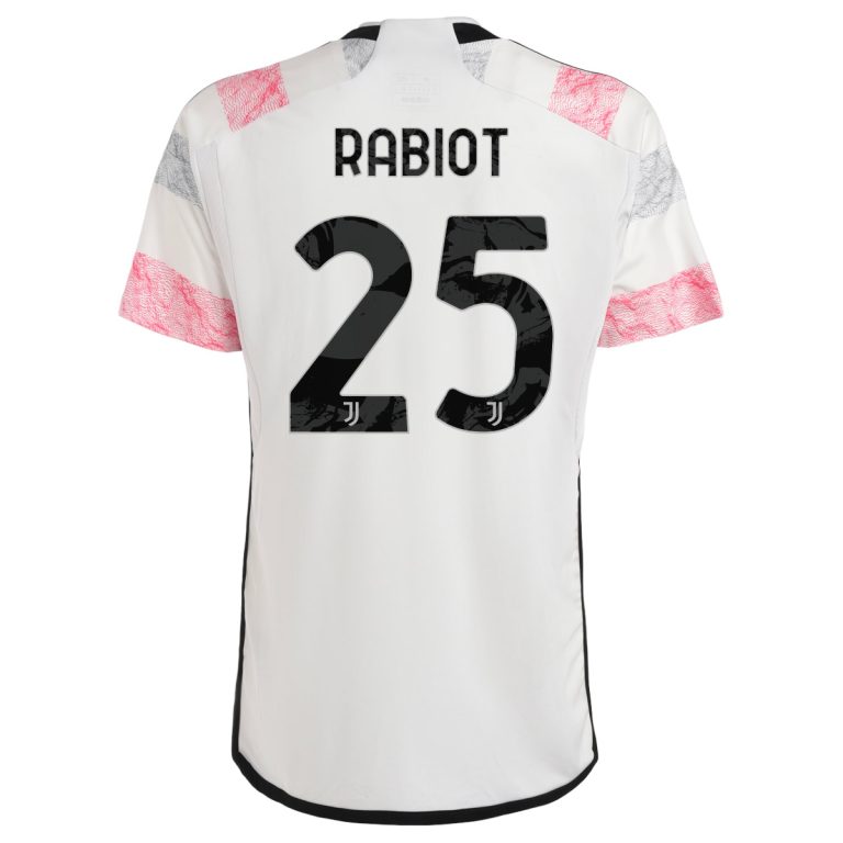 Juventus Away Child Kit Shirt 2023 2024 Rabiot (2)