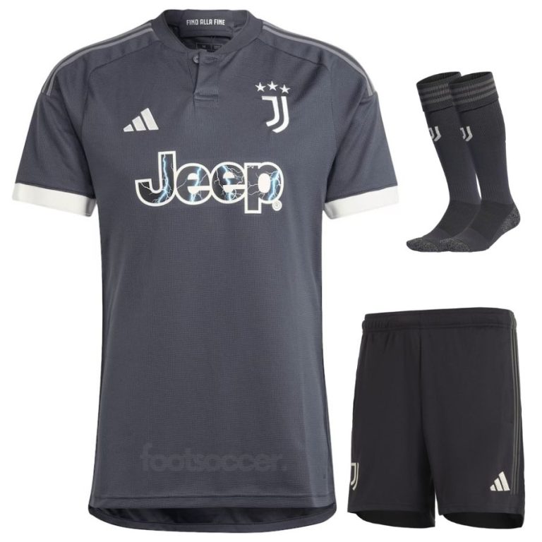Juventus Third Child Kit Shirt 2023 2024 (1)