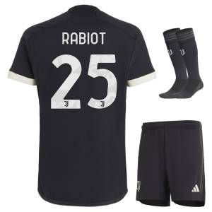 Maillot Kit Enfant Juventus Third 2023 2024 Rabiot (1)