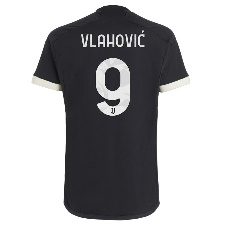 Juventus Third 2023 2024 Vlahovic Child Kit Shirt (2)