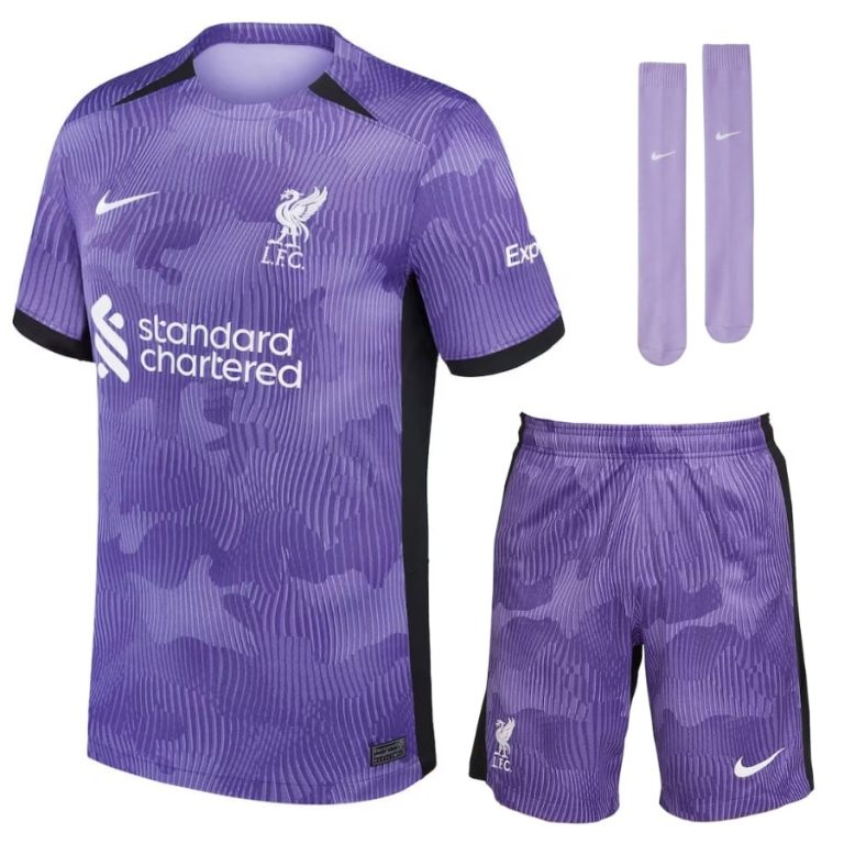 Liverpool Third 2023 2024 Kids Kit Shirt (1)