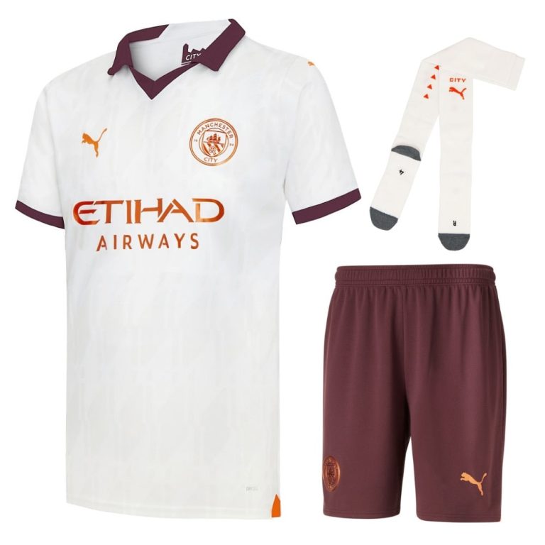 Manchester City Away Child Kit Shirt 2023 2024 (1)