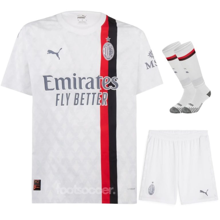 AC Milan 2023 2024 Away Child Kit Shirt (1)