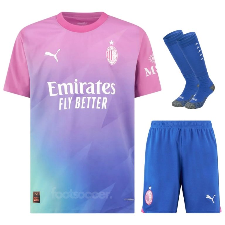 AC Milan 2023 24 Third Child Kit Shirt (1)