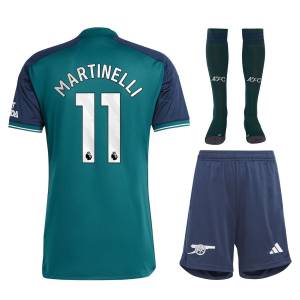 Arsenal 2023 2024 Martinelli Children's Third Kit Shirt (1)Arsenal 2023 2024 Martinelli Children's Third Kit Shirt (1)