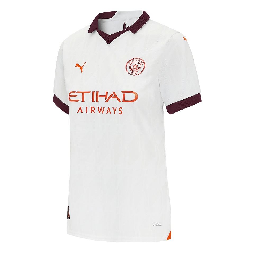 Maillot Manchester City Exterieur 2023 2024 femme 1 - Marquer des points de style  Où  acheter des maillots de club de football à  France